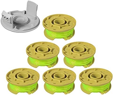 Thten 11ft 0.080" Replacement Trimmer Spool for Ryobi One Plus AC80RL3 18v 24v and 40v Cordless Trimmers Line Refills Weed Wacker Auto-Feed Twist Single Line Parts