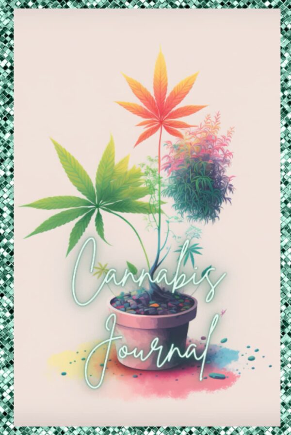 Cannabis Journal: Marijuana consumption notebook, hardback cannabis journal, medical log book, marijuana mama, 6x9", 256 pages, log book for record keeping different strains & their effects