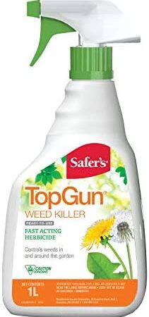 Safer's 04-5100CAN Safer's 04-5100CAN TopGun Weed Killer 1L Ready-to-Use Spray